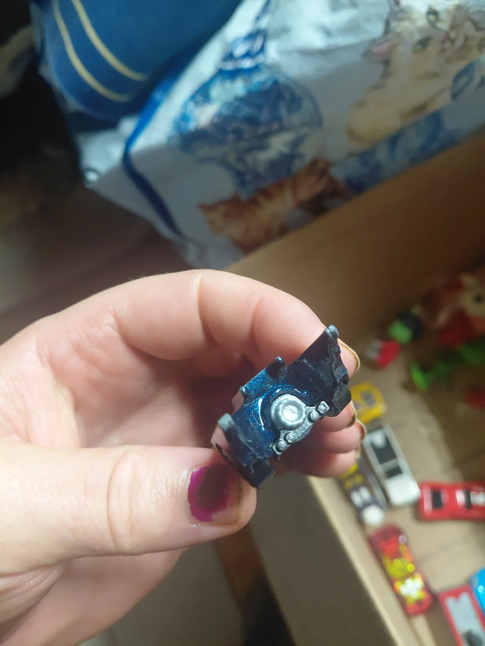 Hot Wheels die-cast toy based on the Batmobile from Batman: The Animated Series.
